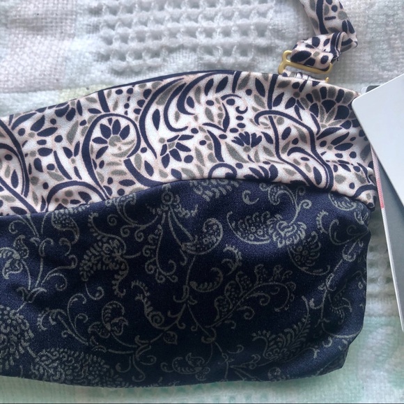 NWT Athleta Aqualuxe Batik Bikini Bandeau Top - Picture 7 of 12